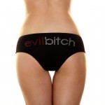 Hustler Women Bling Sports Short Evil